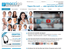Tablet Screenshot of maccigo.com